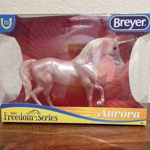 NIB Retired Breyer Aurora Unicorn Model Horse